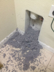 Lint From Unclean Dryer Vent - Fort Wayne IN - Old Smokey's Chimney